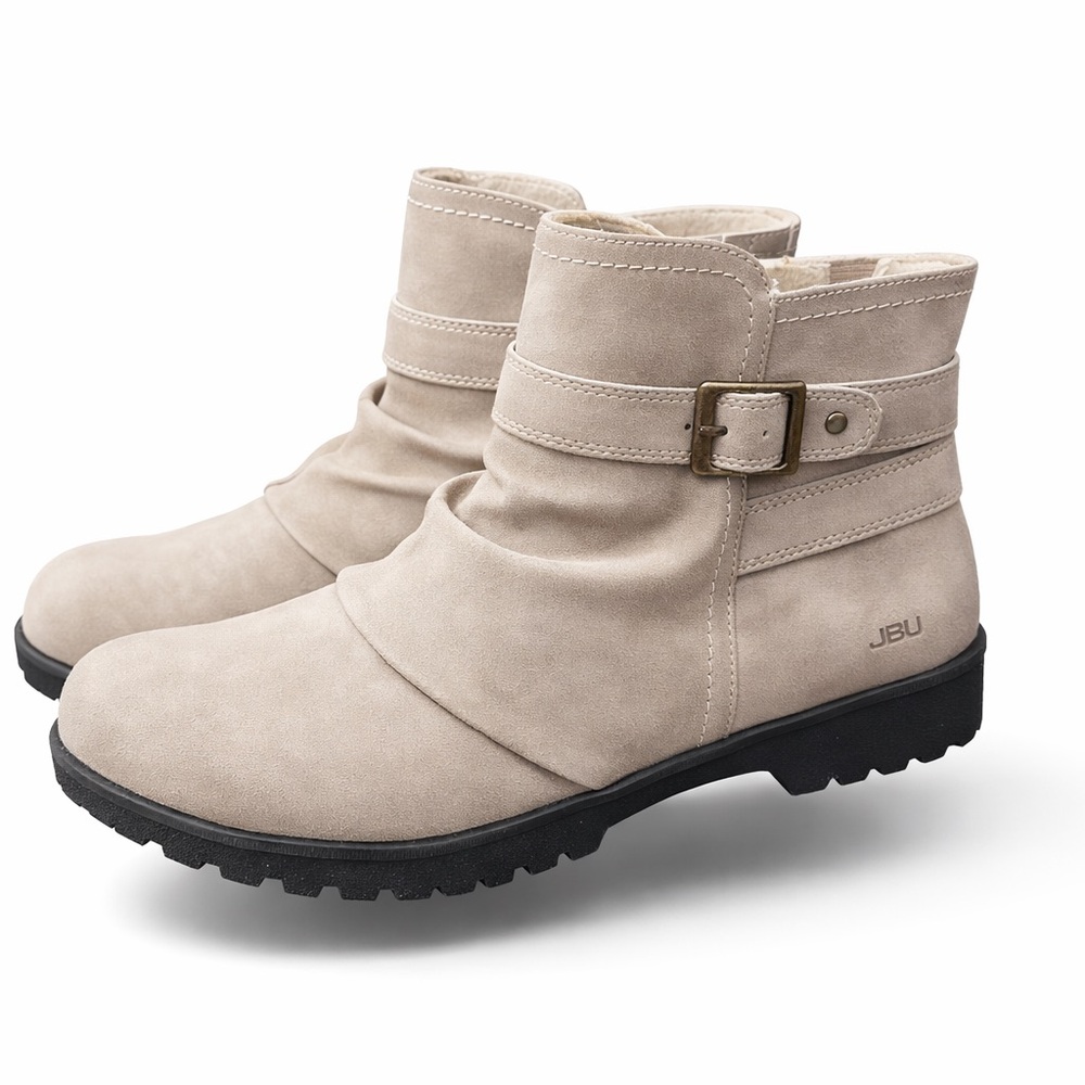 New in Box JBU Jambu Women's Taupe Water Resistant Betsy Ankle Booties Sz 9 W - Picture 3 of 9